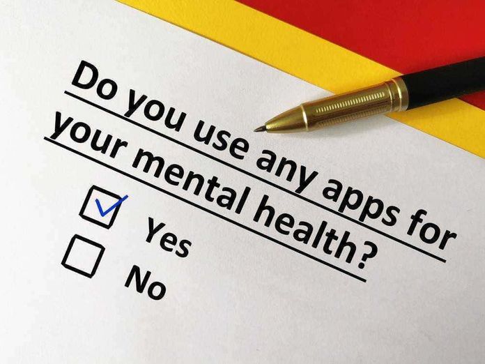 Come funzionano le app per la salute mentale? 3 Appunti sul blog, domanda sulla salute mentale, penna e risposte, immagine con opzioni Yes o No, attenzione alla salute mentale, benessere psicologico.