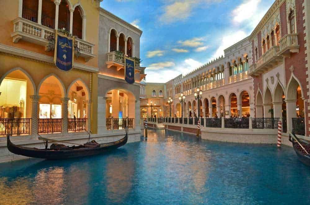 Las Vegas in 7 giorni: gondole Veneziane