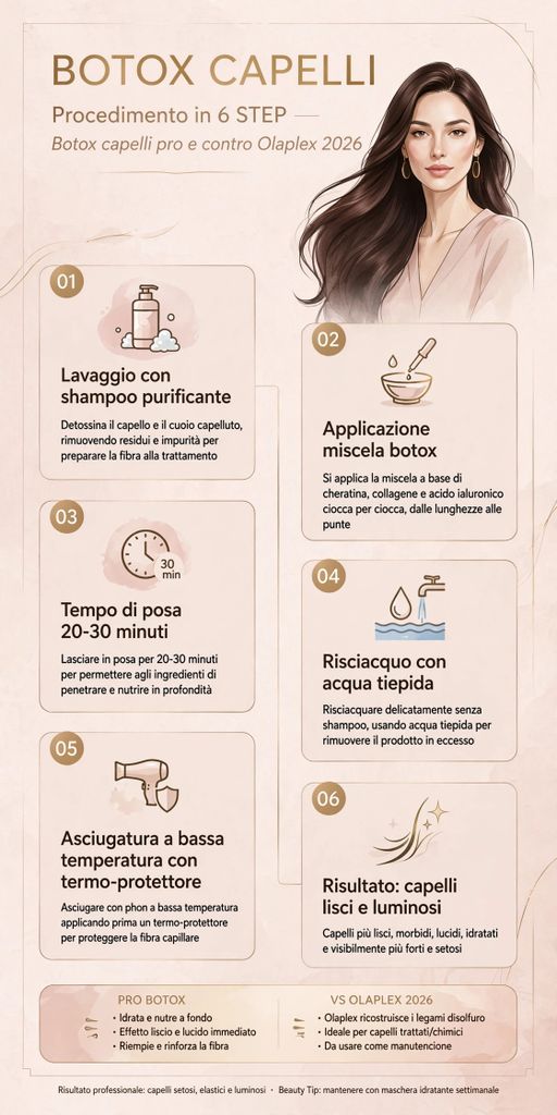 2 Botox capelli pro e contro Olaplex (2026) 2 trattamenti estetici in salone con botox