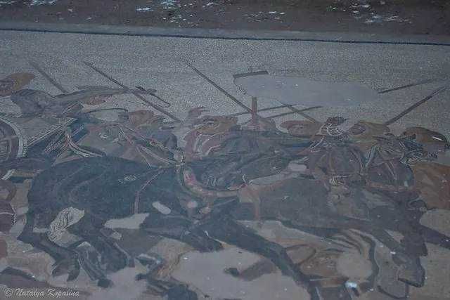 Mosaico nella casa del Fauno