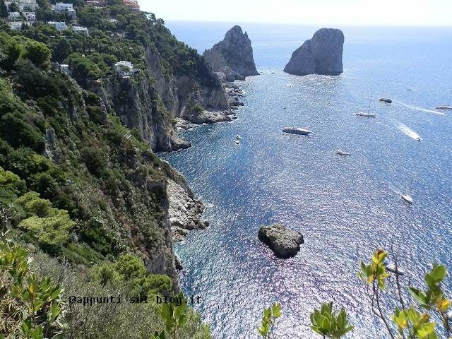 Capri isola carsica strappata alla terraferma