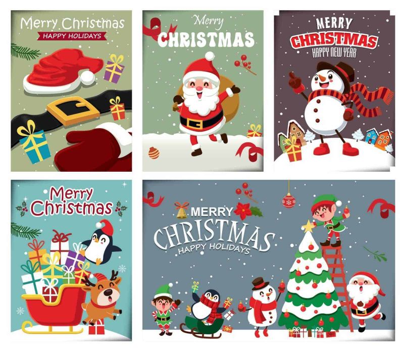 Cartoline di Natale dal XV al XX secolo 4 Cartoline di Natale dal XV al XX secolo