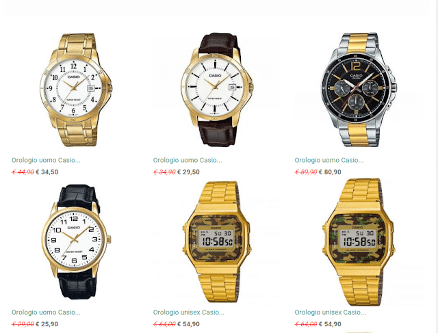 Nandida: orologi casio oro eleganti vintage