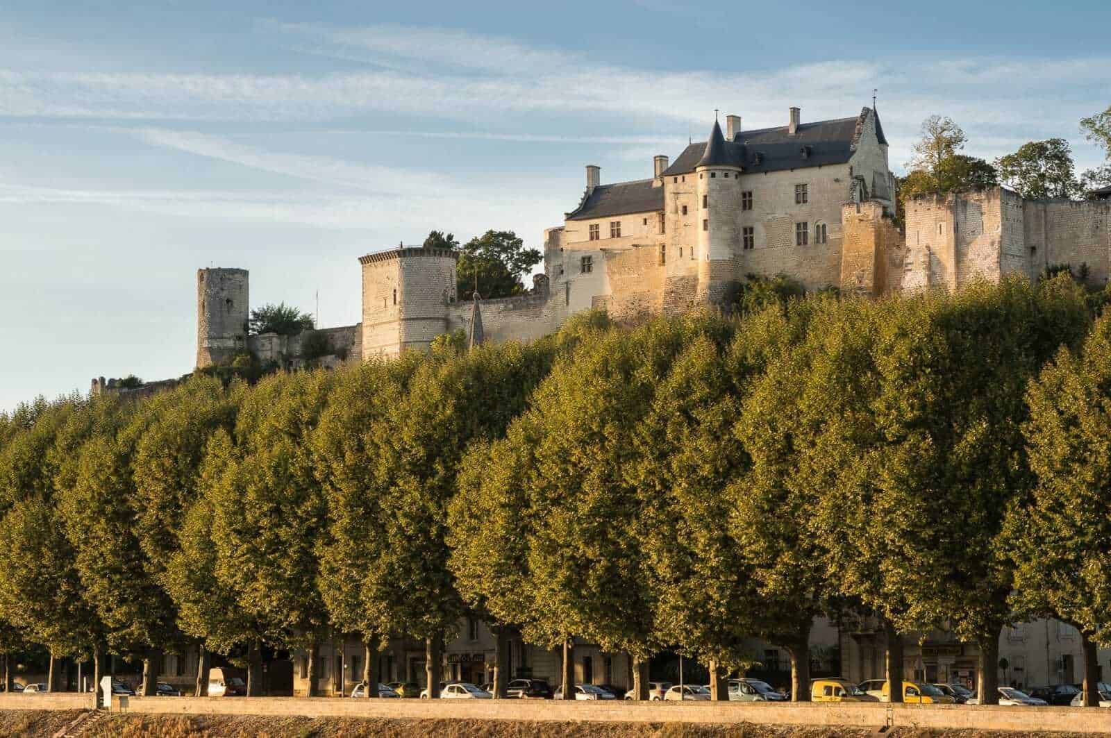 Castello di Chinon sulla Loira