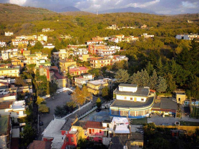 Visciano presepe vivente: e tu Piccola Betlemme 6 Visciano centro storico dal campanile