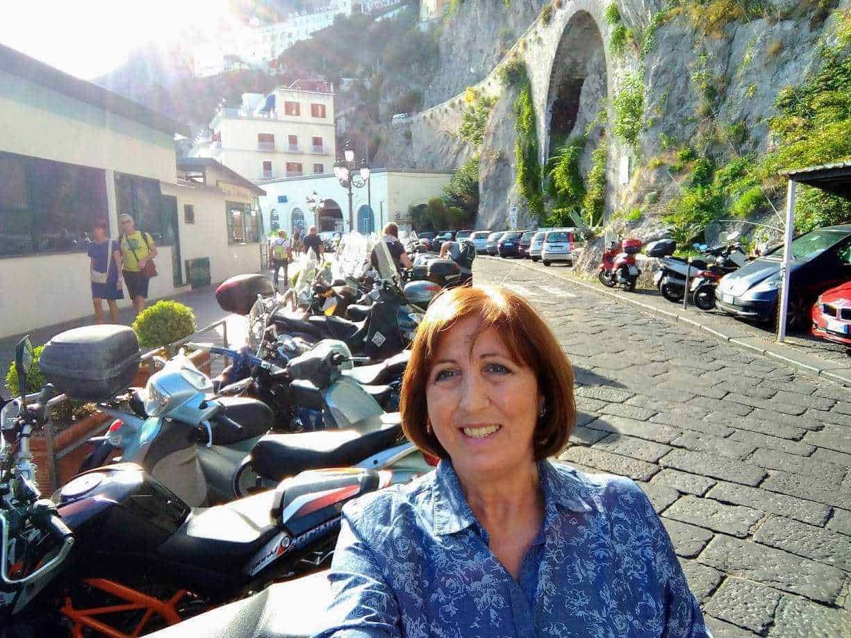 In moto da pagani ad amalfi
