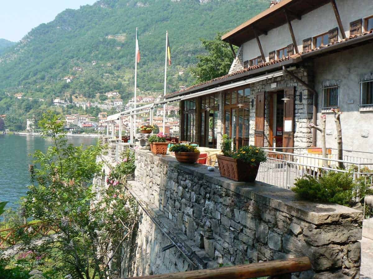 Esterno Locanda dell'Isola Comacina