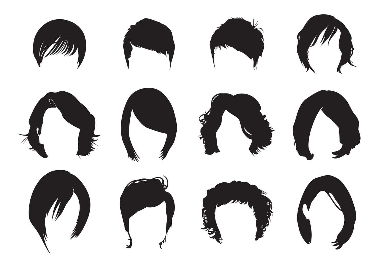 Filenames: silhouette-styles-capelli-varie-appuntisulblog.jpg.
