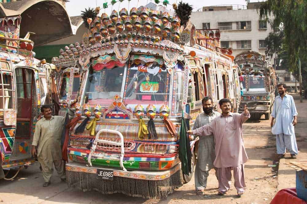 Autobus locali in Pakistan