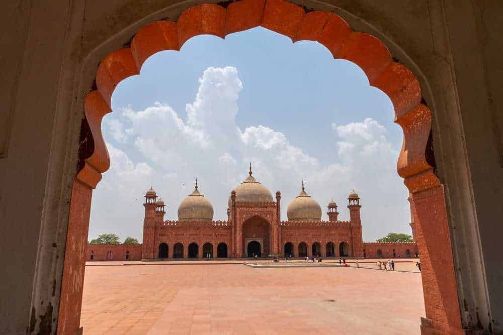 Moschea Badshahi di Lahore in Pakistan