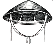 Cappello di paglia a tesa larga kasa