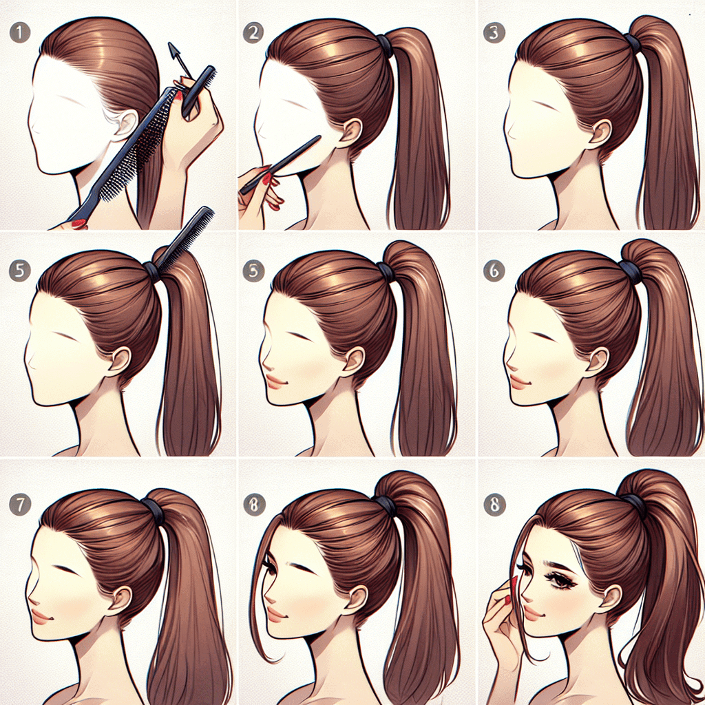 Come fare una coda alta perfetta step by step