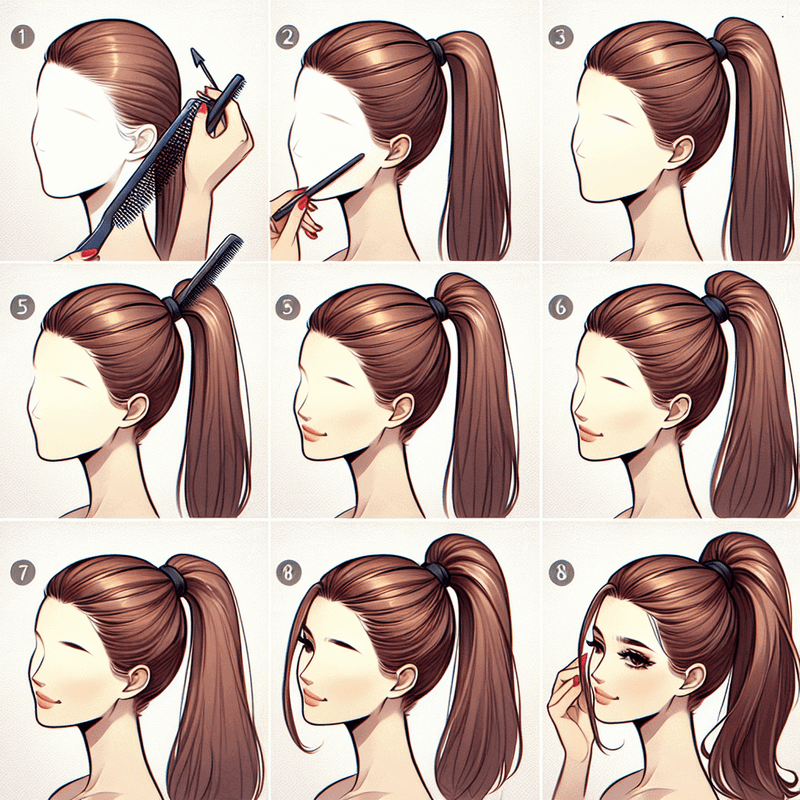 Acconciatura coda alta elegante: 5 Trucchi per farla perfetta 4 Come fare una coda alta perfetta step by step