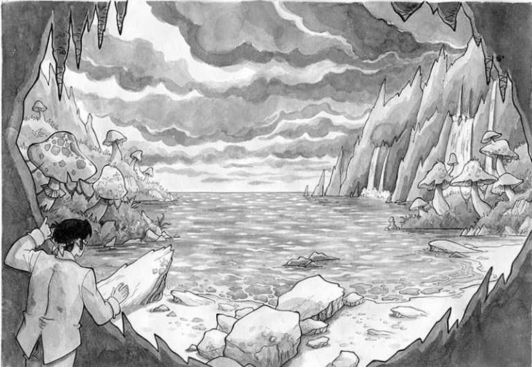 Viaggio al Centro della Terra: riassunto, profondità massima, durata e 5 oggetti simbolo 3 Viaggio al Centro della Terra di J.Verne: Mondo Sotterraneo