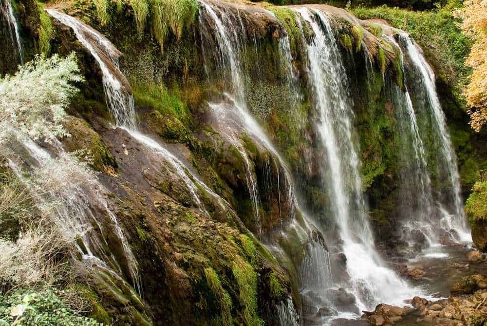 Cascata delle Marmore in Umbria vista dal percorso panoramico