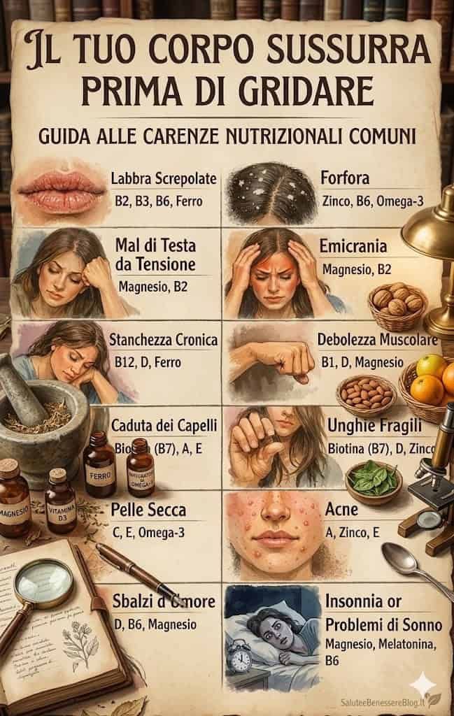 Segnali del corpo che qualcosa non va, 9 carenze nutrizionali 2 Segnali del corpo che indicano carenze nutrizionali: Donna con capelli lunghi e lucenti che si prende cura dei capelli con un prodotto per la cura scalp-to-tip, promuovendo salute e bellezza dei capelli.