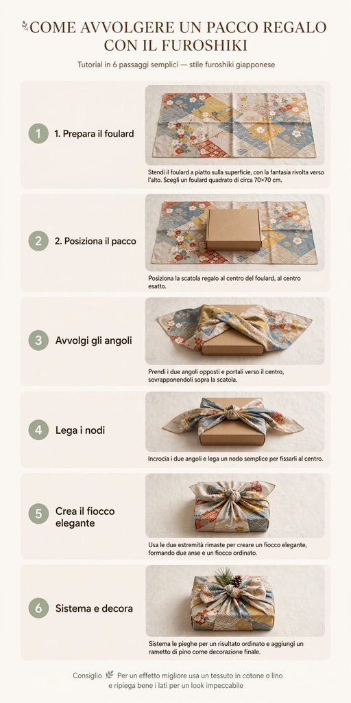 Come avvolgere un pacco regalo con foulard 3 Come avvolgere un pacco regalo con un foulard: procedimento