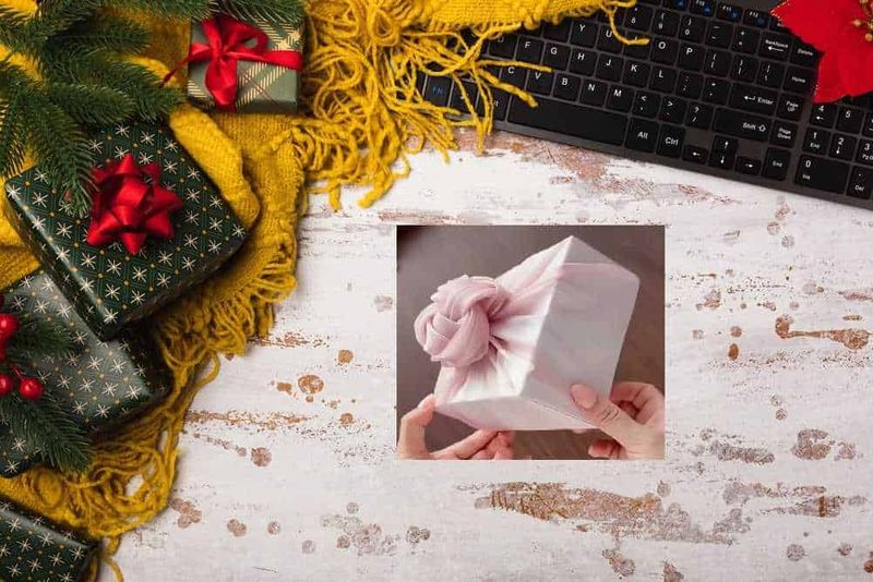Come avvolgere un pacco regalo con foulard 2 Furoshiki: Come avvolgere un pacco regalo con foulard