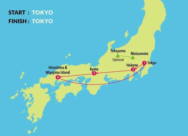Golden route giappone: Viaggio in Giappone da Tokyo a Hiroshima, includendo Kyoto e Miyajima, con tappe a Takayama e Matsumoto, ideale per itinerari turistici, cultura e paesaggi giapponesi.