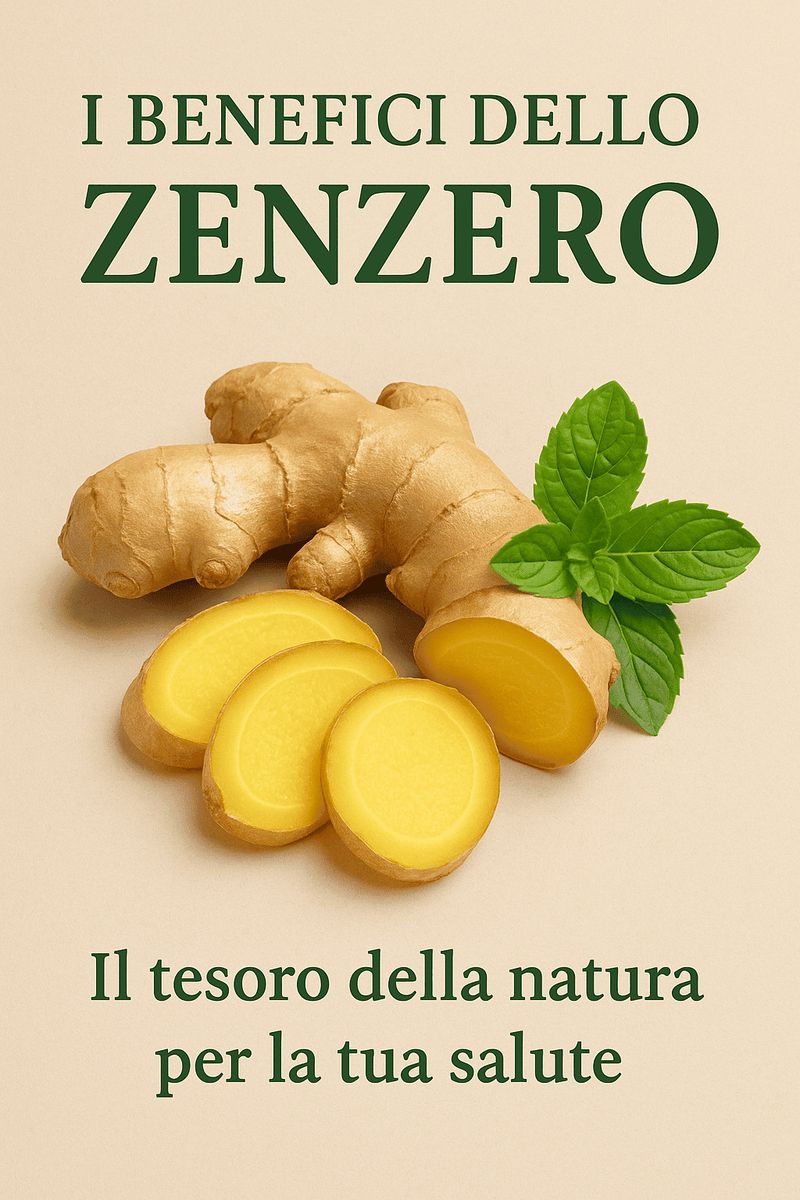 8 Rimedi naturali con lo zenzero: benefici, proprietà e come usarlo 4 Radice di zenzero fresca con foglie di menta, superfood naturale per benessere, salute e digestione, immagine di zenzero biologico e salutare.