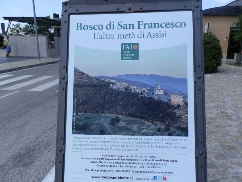 Il Bosco di San Francesco Assisi luogo dell’anima 3 Il Terzo Paradiso nel Bosco di San Francesco