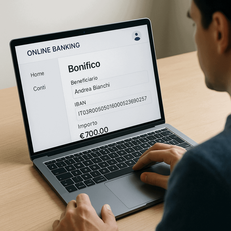 Online banking e conti con IBAN italiano 3 Online banking e conti con IBAN italiano
