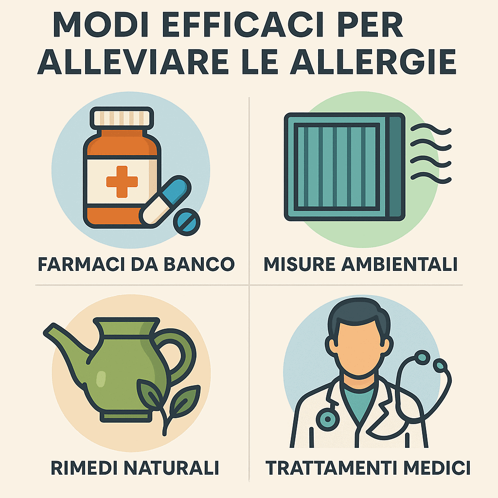 Modi convenienti per alleviare le allergie