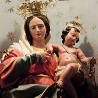 Santa Maria Assunta a Positano: la leggenda della Madonna Nera 6 L'immagine della Madonna con il Bambino