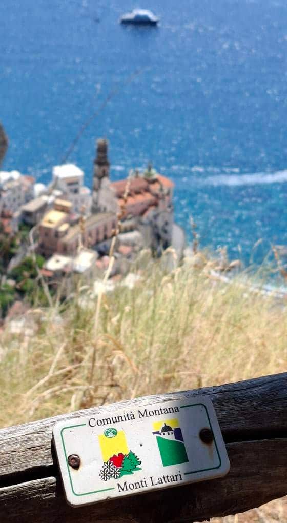 Monti Lattari, panoramica costiera, sentiero escursionistico,