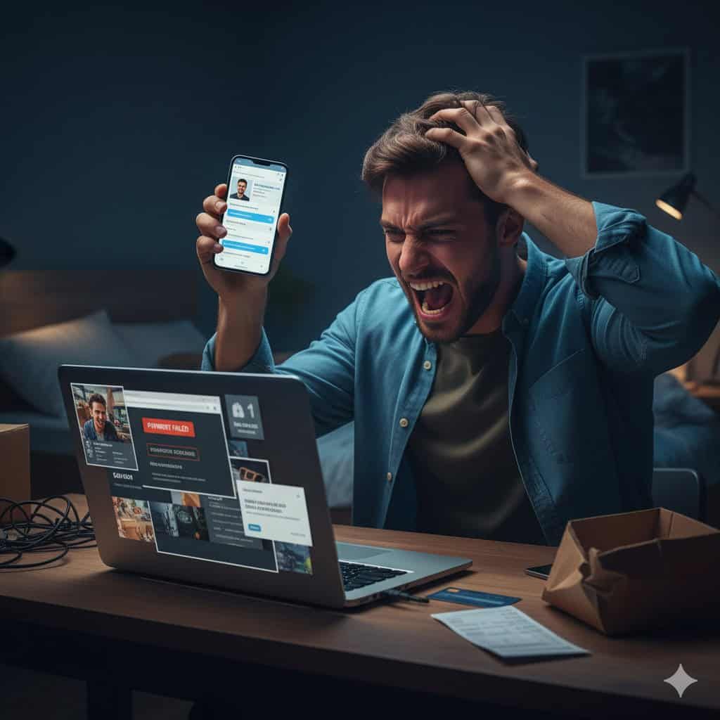 Malcontento con lo shopping online