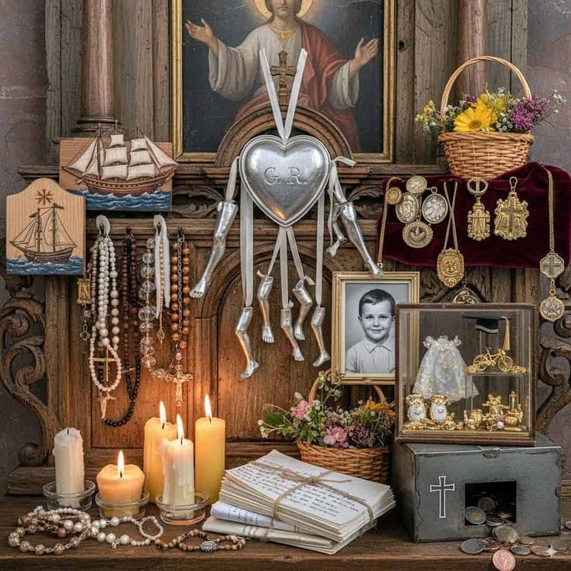 Cosa sono gli ex voto in cera anatomici 4 Ex voto, simboli cristiani e memoria spirituale.