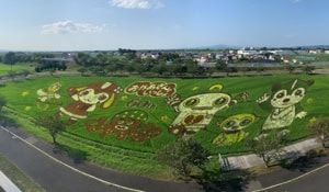 Tanbo Art Inakadate, mosaici di riso in Giappone