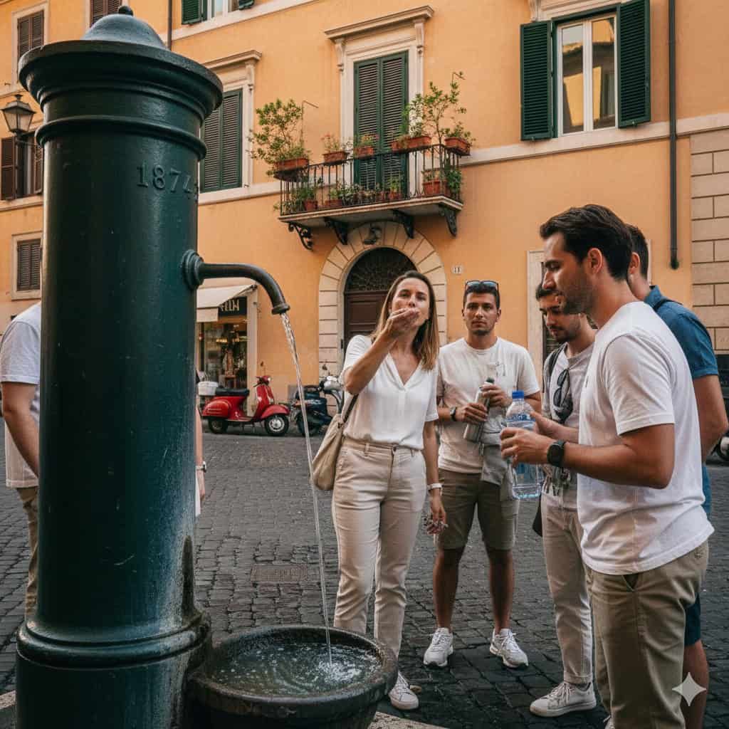 Fontana storica in centro città