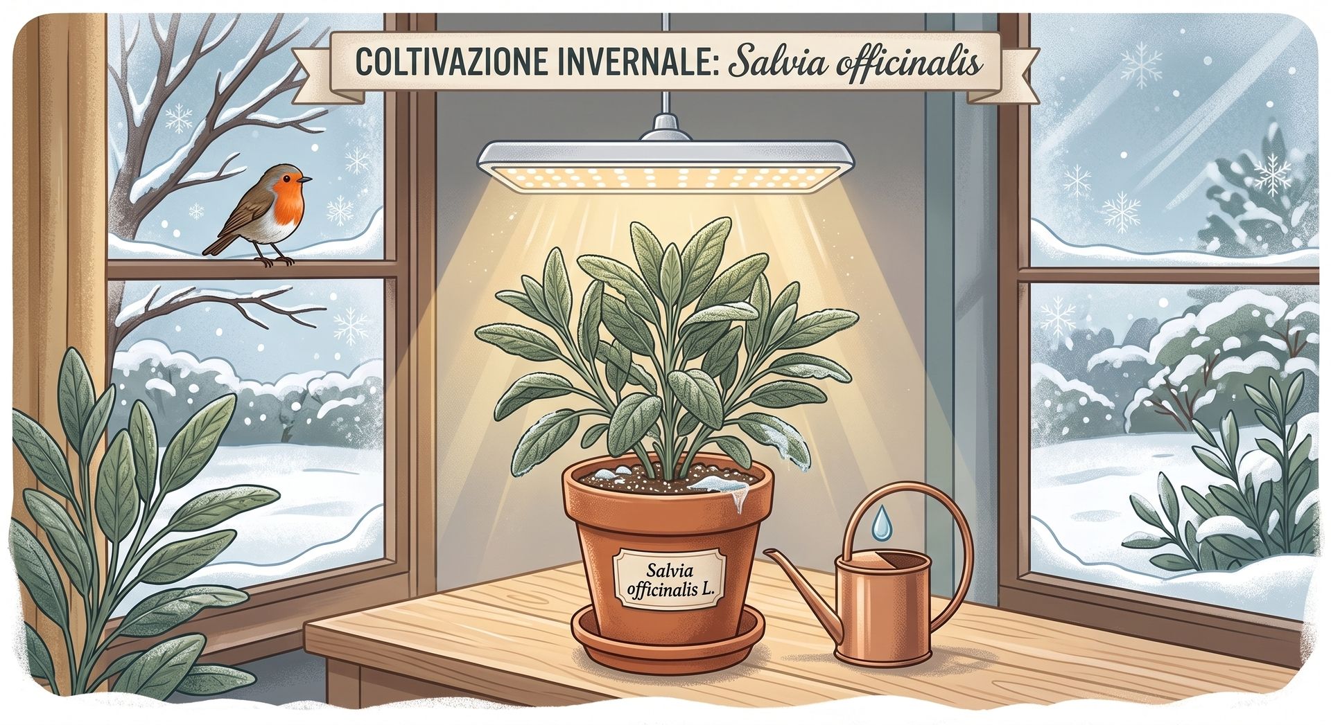 Coltivare salvia d'inverno: 5 trucchi per non farla seccare