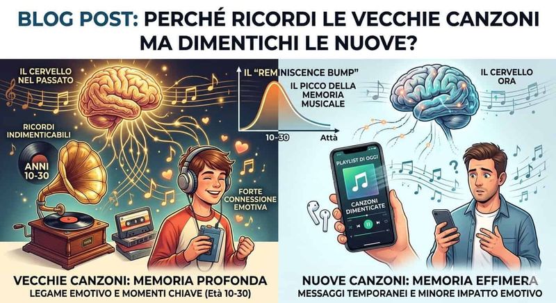 Perché ricordi vecchie Canzoni ma dimentichi le nuove? 2 Perché ricordi vecchie Canzoni ma dimentichi le nuove?