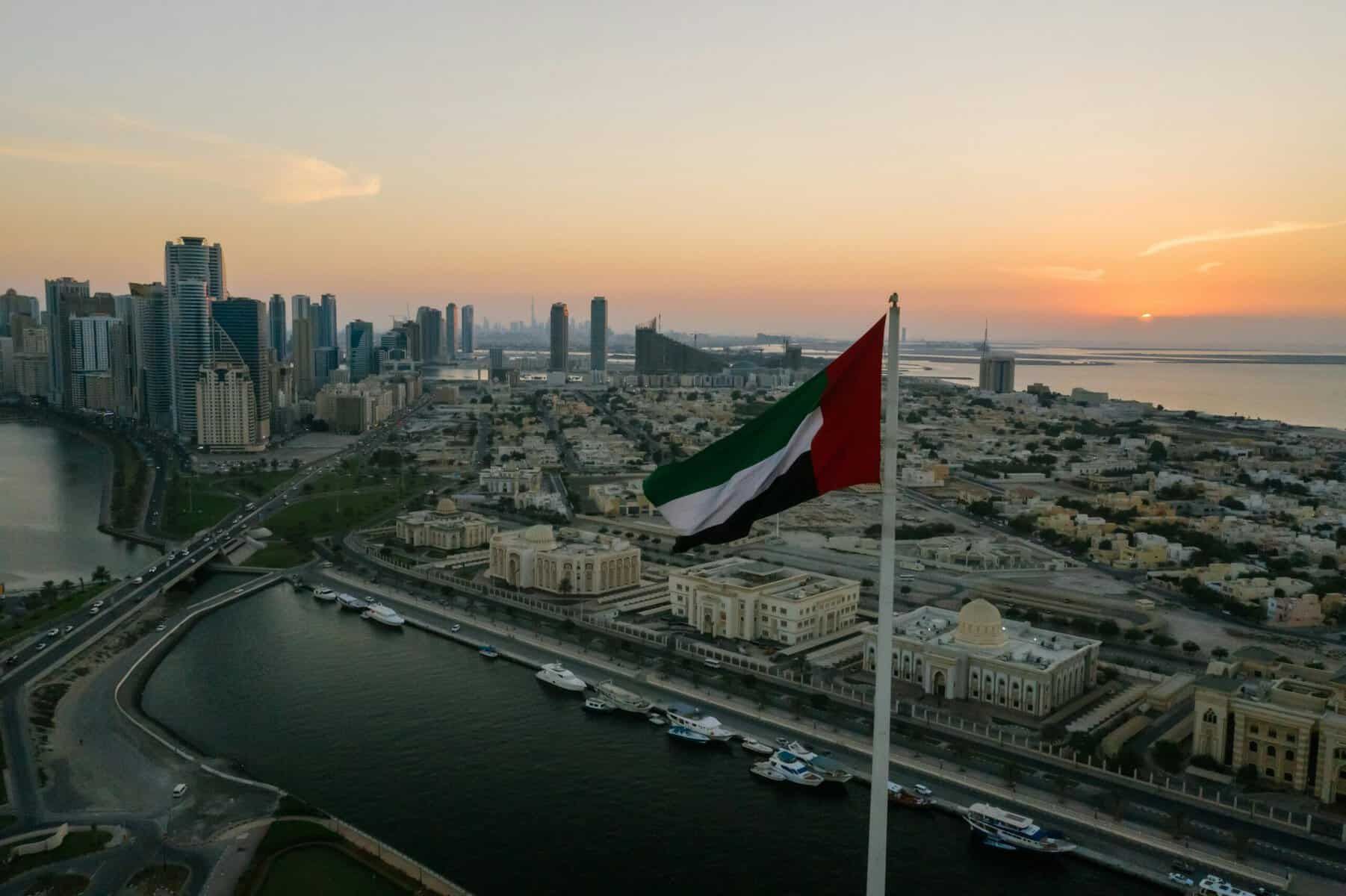 Vista panoramica di Dubai 