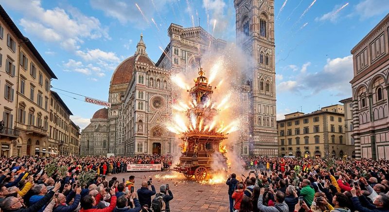 Scoppio del Carro: Tradizione Fiorentina a Pasqua 2 Scoppio del Carro: Tradizione Fiorentina a Pasqua