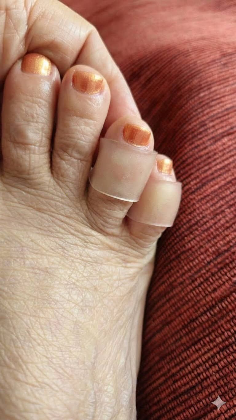 Promifun separatori dita in gel per i piedi 5 Come usare correttamente i separatori dita Promifun
