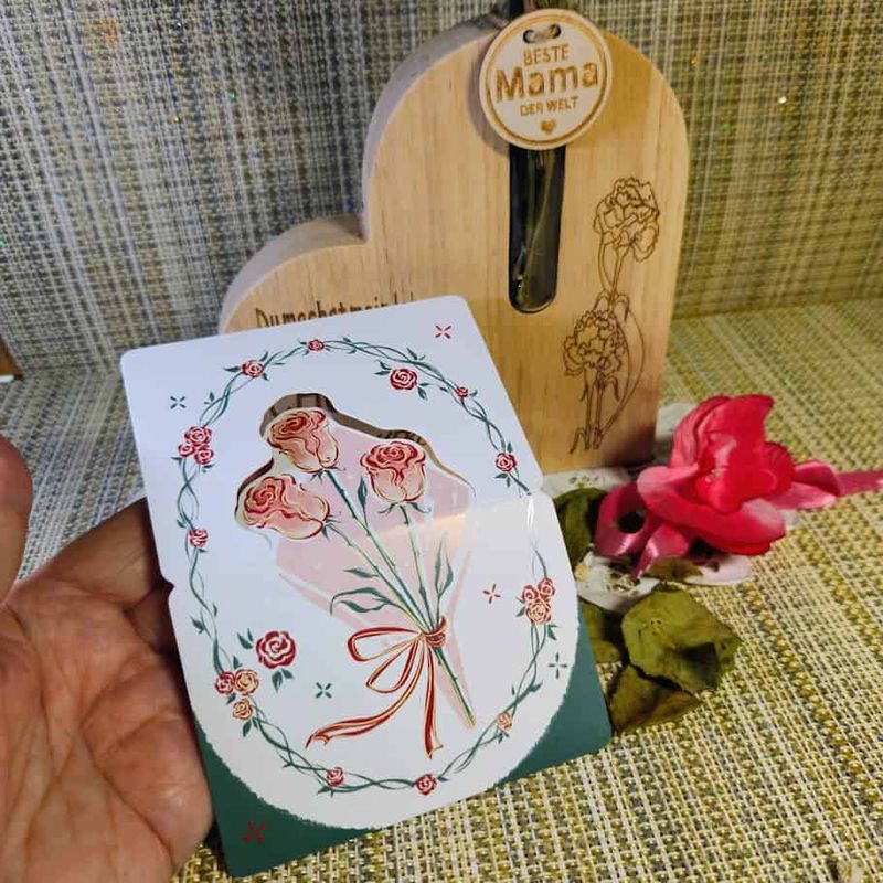 Vaso a Forma di Cuore con Biglietto 3D: Idee Regalo Mamma 7 Perché Scegliere il Vaso a Forma di Cuore
