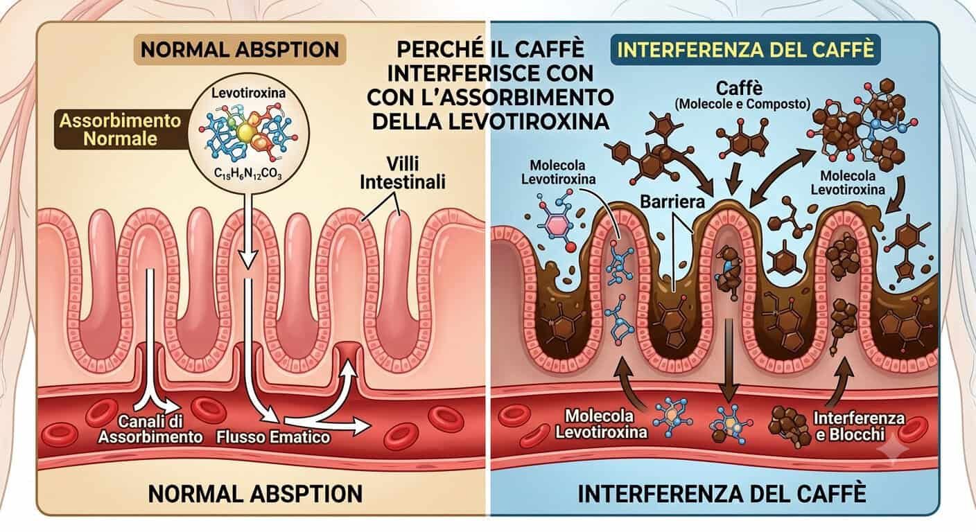 Caffè e levotiroxina: Perché il caffè interferisce con la levotiroxina?