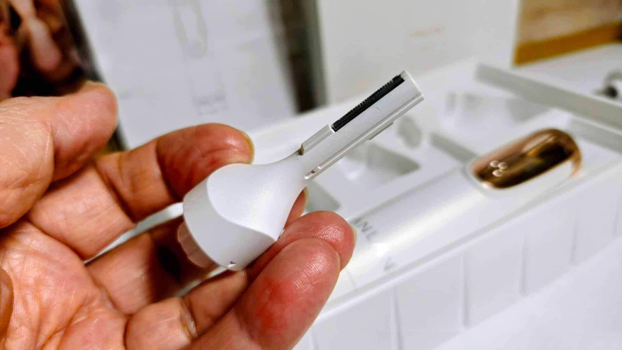 Testina di precisione del rasoio elettrico ANLAN per sopracciglia e viso