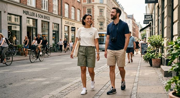 Pantaloncini estivi 2026: i 5 modelli must-have 4 Lo short in raso color sabbia e verde