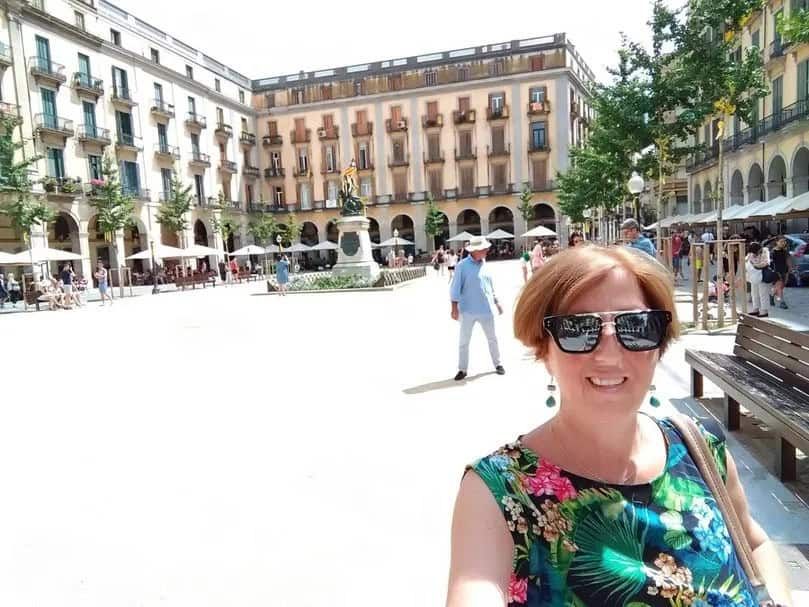 Plaça de la Independència a Girona