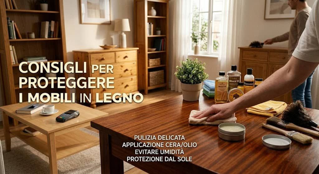 Consigli per proteggere i mobili in legno
