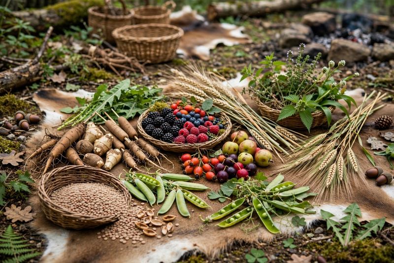 Cosa mangiavano nella Preistoria? Alimentazione dal Paleolitico al Neolitico 3 Frutti, radici e piante selvatiche, cereali e legumi
