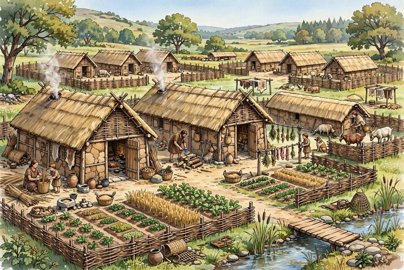 Dove vivevano nella Preistoria? Grotte, capanne e villaggi. 4 Capanne rettangolari e allungate - le longhouse