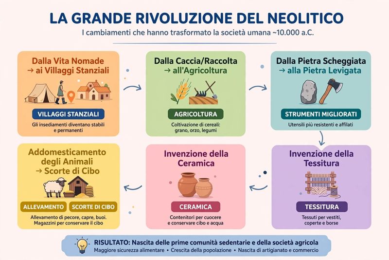 Paleolitico e Neolitico: differenze, date e caratteristiche 3 Dall'uomo cacciatore-raccoglitore alle prime comunità agricole