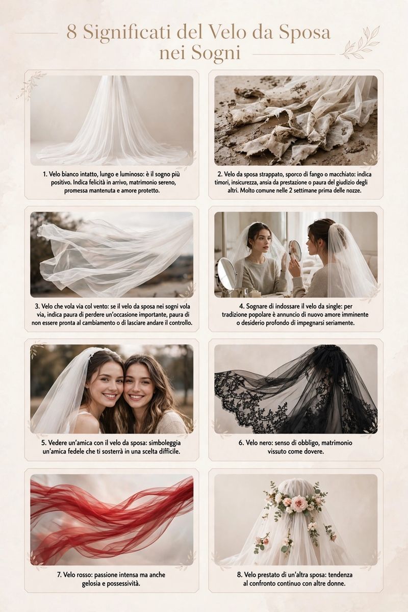 Il significato e le interpretazioni del velo da sposa nei sogni 2 Cosa significa sognare velo da sposa