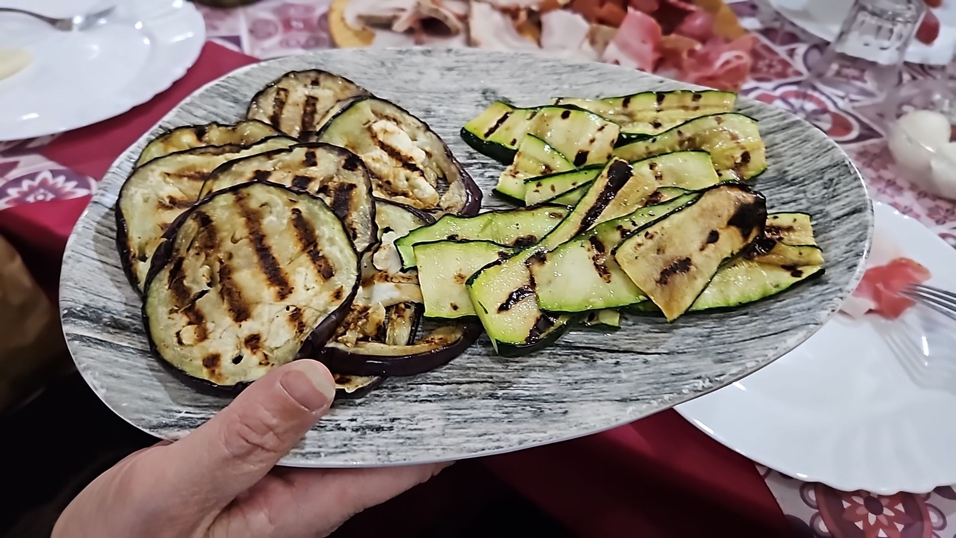 Melanzane e zucchine grigliate