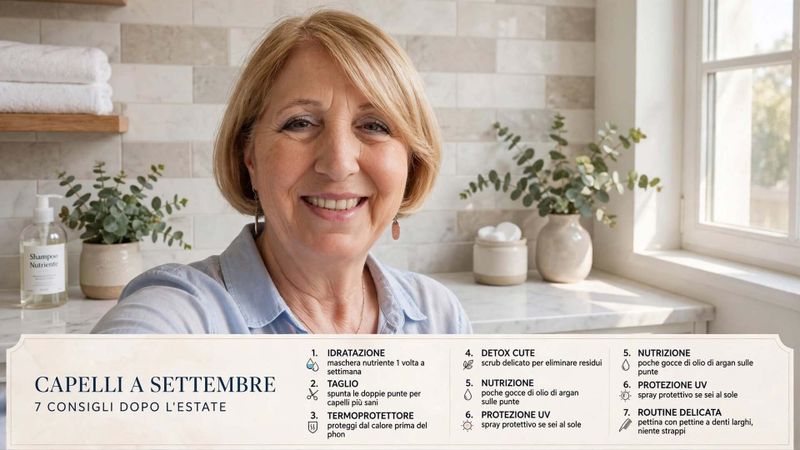 Capelli a settembre: 7 consigli dopo l'estate 2 Capelli a settembre: 7 consigli dopo l'estate